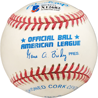 Hideo Nomo Los Angeles Dodgers Signed AL Baseball X12682 BAS COA (Brooklyn)