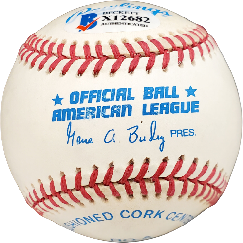 Hideo Nomo Los Angeles Dodgers Signed AL Baseball X12682 BAS COA (Brooklyn)