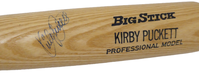 Kirby Puckett Minnesota Twins Signed Rawlings Big Stick Bat #BB44627 (JSA COA)