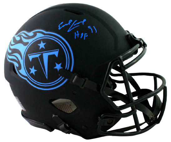 Earl Campbell Tennessee Titans Signed F/S Eclipse Authentic Helmet w/ HOF (BAS COA)