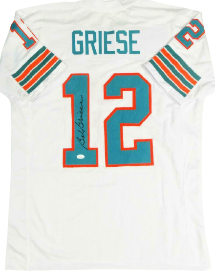 Bob Griese Miami Dolphins Autographed Football Jersey