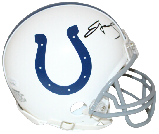 Edgerrin James Indianapolis Colts Signed Mini Helmet 28258 JSA COA (Baltimore)