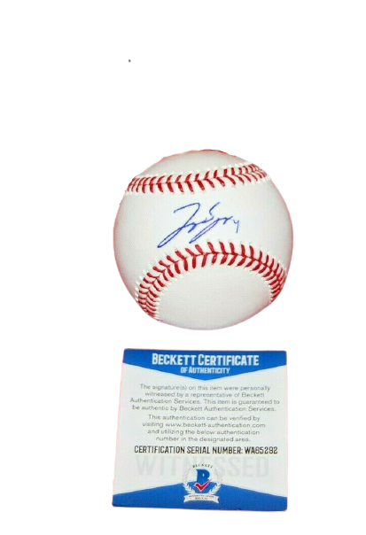 GEORGE SPRINGER Houston Astros autographed signed MLB Baseball 1 BAS COA