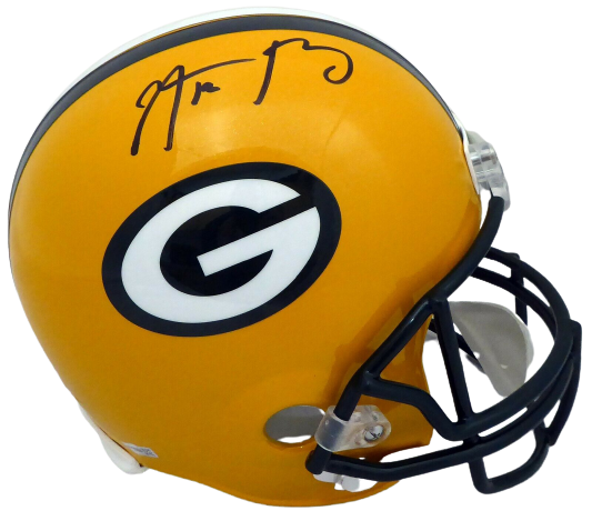 AARON RODGERS Autographed Packers White Matte Authentic Speed