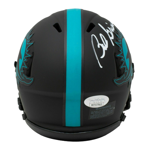 Bob Griese Miami Dolphins Signed Mini Eclipse Speed Replica Helmet (JSA COA)