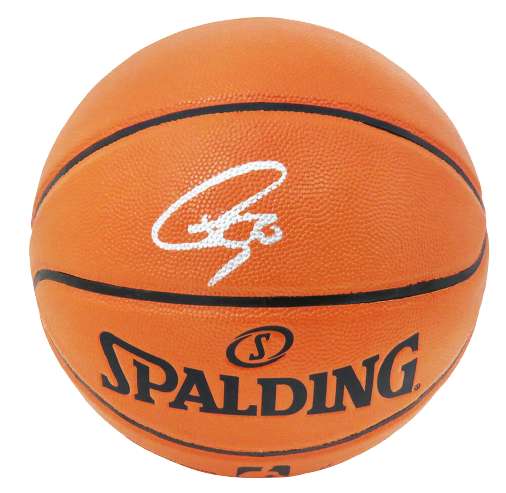 Stephen Curry Golden State Warriors Signed Spalding NBA Game Series Replica Basketball (FAN COA)