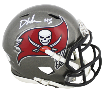 Devin White Tampa Bay Buccaneers Signed Speed Mini Helmet (BAS COA)