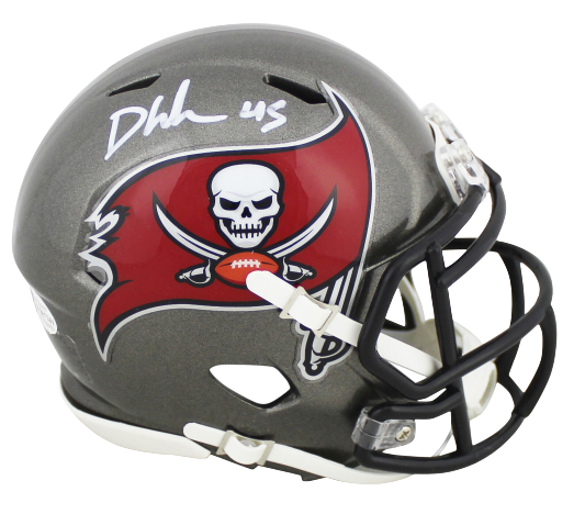 Devin White Tampa Bay Buccaneers Signed Speed Mini Helmet (BAS COA)
