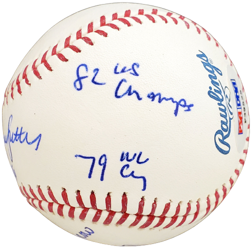 Bruce Sutter St. Louis Cardinals Signed Statball With 8 Stats P39525 (PSA/DNA COA)