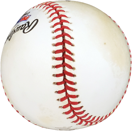 Garvin Wes Hamner Philadelphia Phillies Signed NL Baseball #D19409 (PSA/DNA COA)