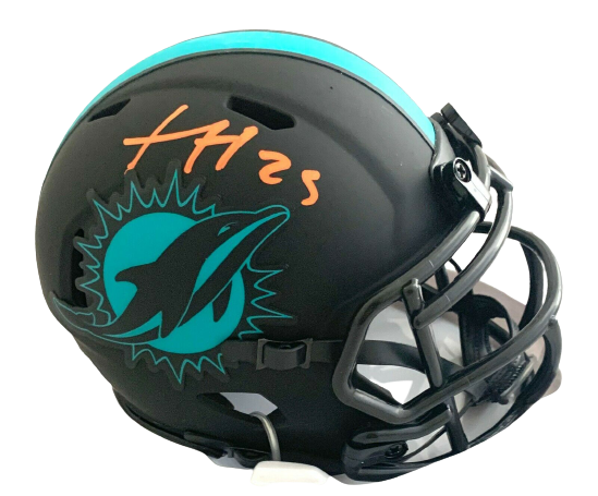 Xavien Howard Miami Dolphins Signed Eclipse Speed Mini Helmet (BAS COA)