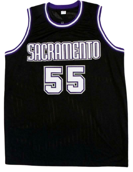 Jason Williams Sacramento Kings Signed Black Jersey (BAS COA)