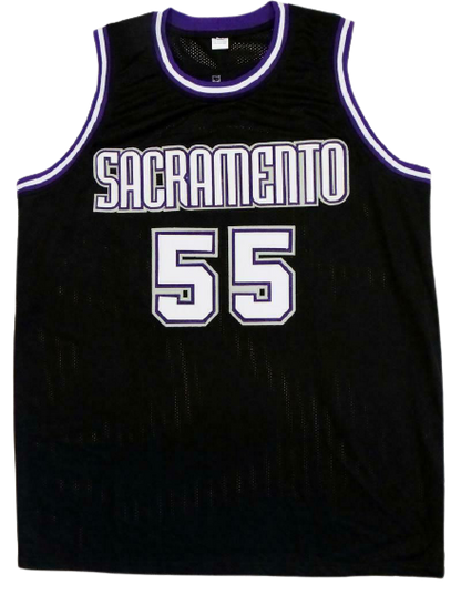 Jason Williams Sacramento Kings Signed Black Jersey (BAS COA)