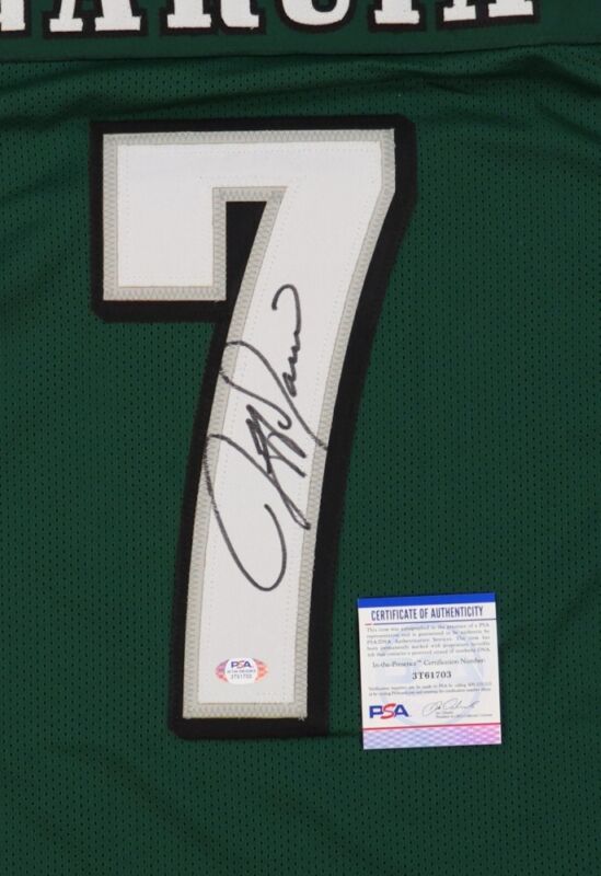 JEFF GARCIA SIGNED AUTOGRAPHED PHILADELPHIA EAGLES CUSTOM JERSEY PSA COA