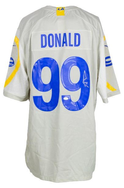 Autographed White Rams Eric Dickerson Jersey for Sale in Santa Fe