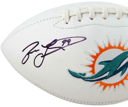Jason Taylor Miami Dolphins Signed Miami Dolphins Logo Football with HOF (JSA COA)