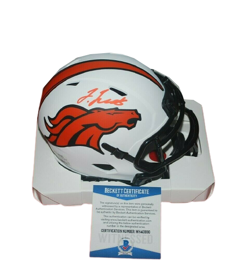 Peyton Manning Denver Broncos Autographed Riddell Lunar Eclipse