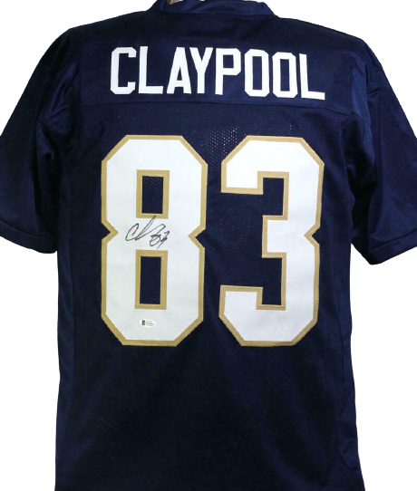 Chase Claypool Autographed/Signed Jersey Beckett Sticker Pittsburgh Steelers