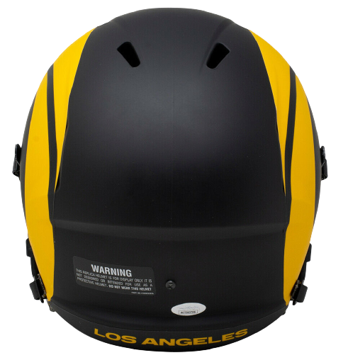 Aaron Donald Los Angeles Rams Signed Full Size Speed Replica Eclipse Helmet (JSA COA), , 