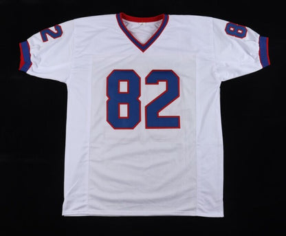 DON BEEBE SIGNED AUTOGRAPHED BUFFALO BILLS CUSTOM JERSEY JSA COA