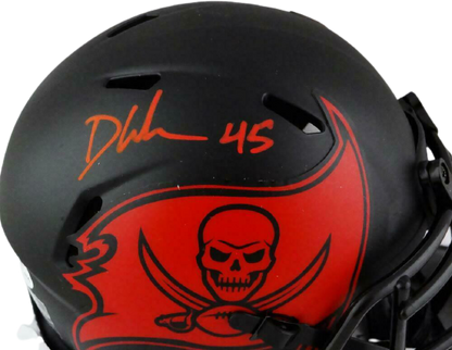 Devin White Tampa Bay Buccaneers Signed Eclipse Mini Helmet (BAS COA)