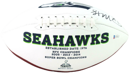 DK Metcalf Seattle Seahawks Signed Seattle Seahawks Logo Football (BAS COA)