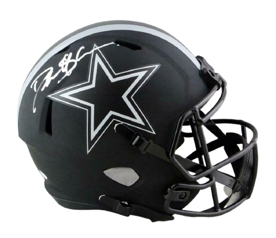Deion Sanders Dallas Cowboys Signed F/S Eclipse Speed Helmet - (BAS COA)