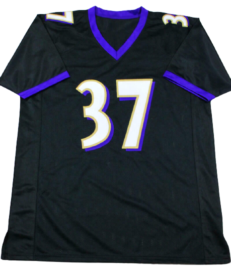 Deion Sanders Baltimore Ravens Signed Black Pro Style Jersey (BAS COA)