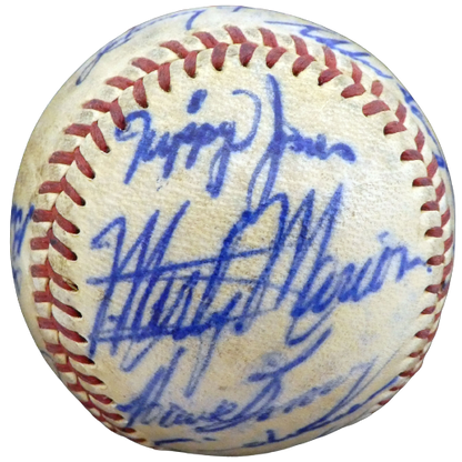 1950 Cardinals St. Louis Cardinals Signed Stan Musial Baseball with 19 Signatures A52636 (BAS COA), , 