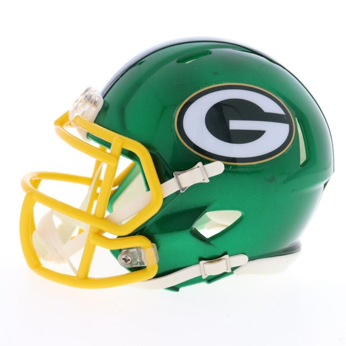 LYNN DICKEY SIGNED AUTOGRAPHED GREEN BAY PACKERS FLASH MINI HELMET JSA COA