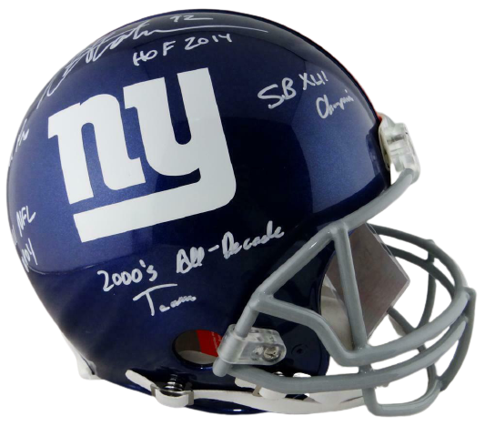 ny giants signed helmet