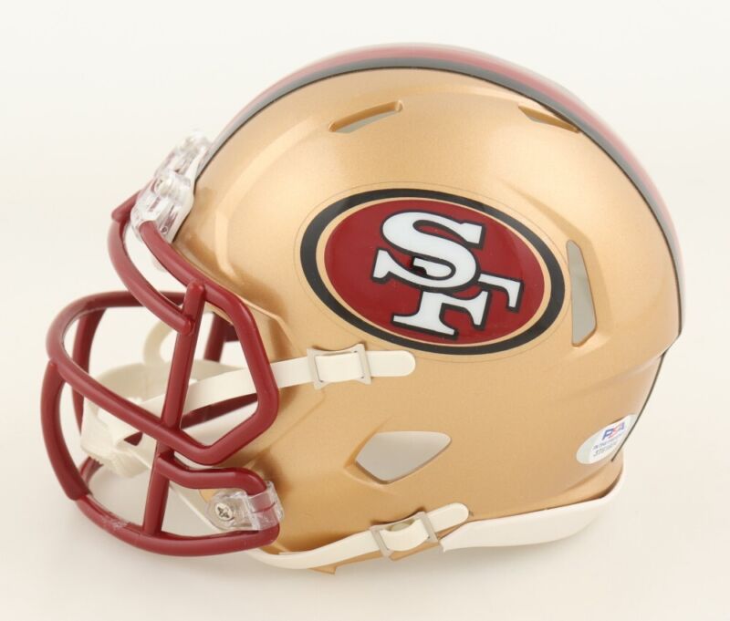 JEFF GARCIA AUTOGRAPHED SAN FRANCISCO 49ERS MINI HELMET PSA COA