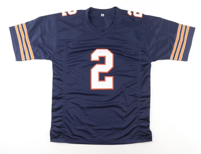 D.J. MOORE SIGNED AUTOGRAPHED CHICAGO BEARS CUSTOM JERSEY BECKETT COA