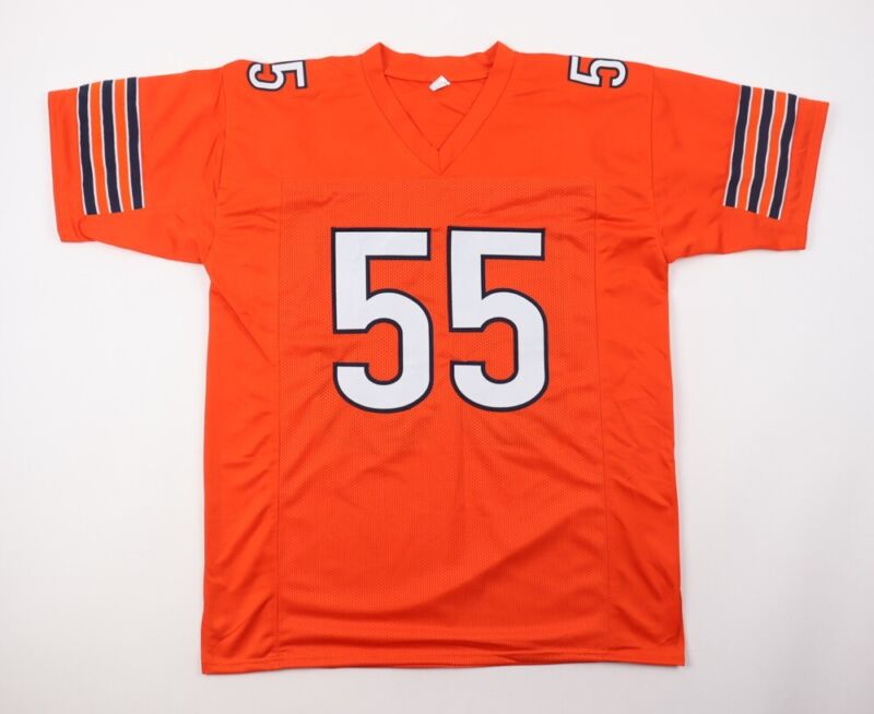 LANCE BRIGGS SIGNED AUTOGRAPHED CHICAGO BEARS CUSTOM JERSEY BECKETT COA