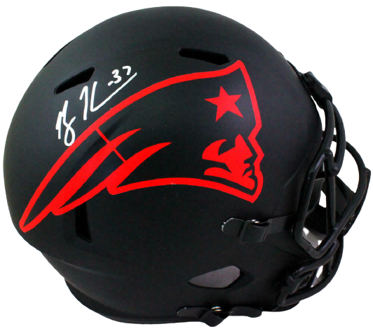 Rodney Harrison New England Patriots Autographed NE Patriots Eclipse F/S Helmet- (BAS COA)