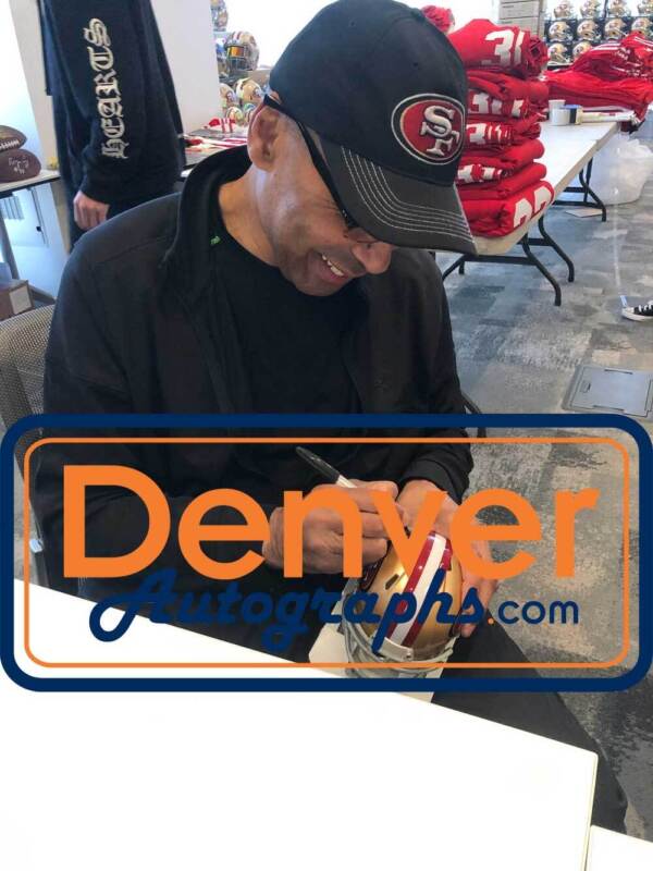Roger Craig Autographed San Francisco 49ers Mini Helmet Beckett 42598