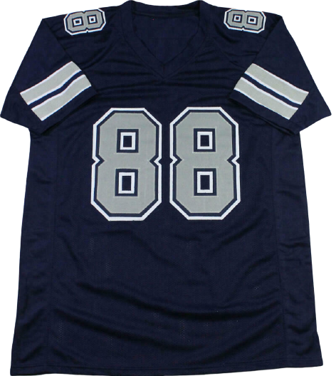 Michael Irvin Dallas Cowboys Signed Blue Pro Style Jersey with Grey Numbers (BAS COA)