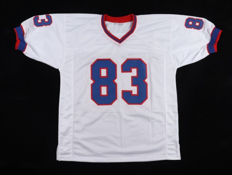 ANDRE REED SIGNED AUTOGRAPHED BUFFALO BILLS CUSTOM JERSEY JSA COA