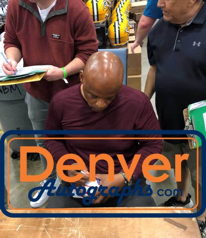 Warren Moon Signed Houston Oilers '81-'98 VSR4 Mini Helmet BAS 40177