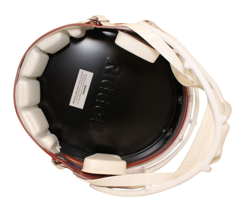 Travis Kelce Autographed Kansas City Chiefs F/S Speed Helmet Beckett BAS 34455