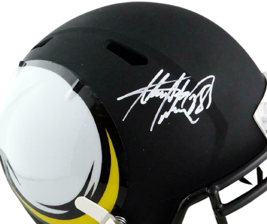 Adrian Peterson Minnesota Vikings Signed Vikings Full-sized AMP Speed Helmet (BAS COA), , 