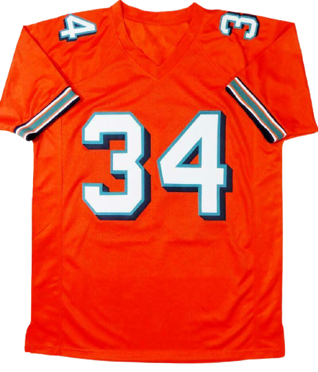 Ricky Williams Miami Dolphins Signed Orange Pro Style Jersey with SWED —  Ultimate Autographs