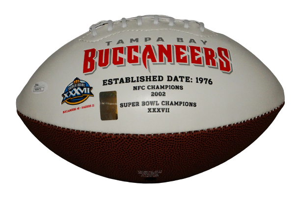 Jameis Winston Tampa Bay Buccaneers Signed Logo Football (JSA COA)