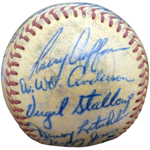 Stan Musial St. Louis Cardinals Signed Baseball 23 Sigs A52633 (BAS COA)