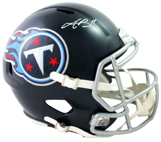 AJ Brown Tennessee Titans Signed F/S Speed Helmet (BAS COA), , 