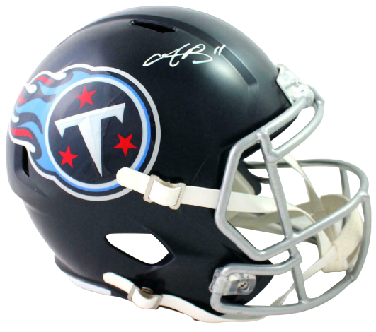 AJ Brown Tennessee Titans Signed F/S Speed Helmet (BAS COA), , 
