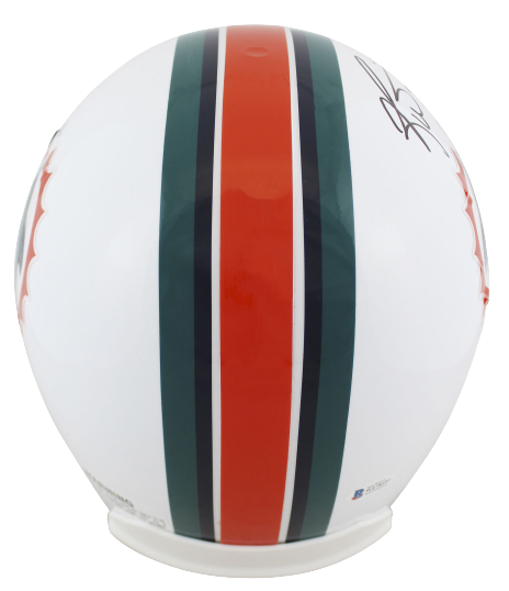 Ricky Williams Miami Dolphins Signed "SWE" Throwback 97-12 Full Size Rep Helmet (BAS COA)