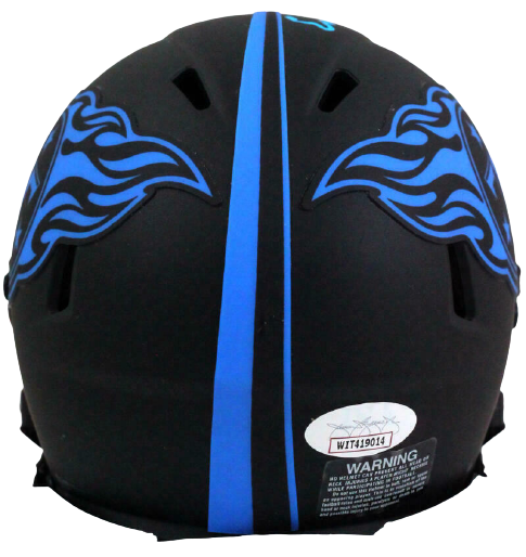 Earl Campbell Tennessee Titans Signed Eclipse Mini Helmet w/ HOF (JSA COA)