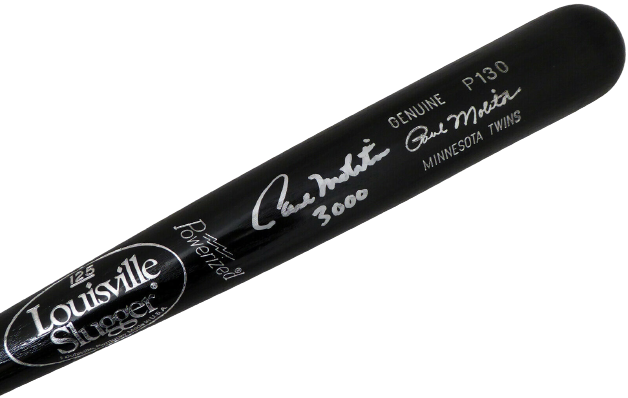 Paul Molitor Milwaukee Brewers Signed Louisville Slugger Bat "3000" 163878 "(JSA COA)