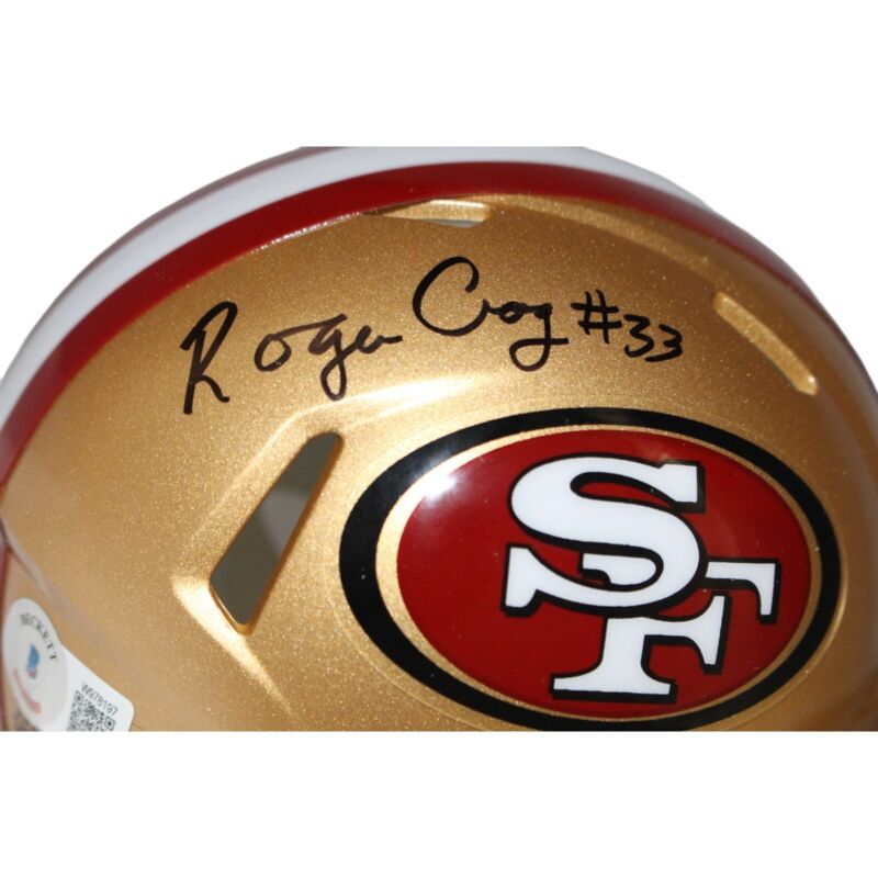 Roger Craig Autographed San Francisco 49ers Mini Helmet Beckett 42598